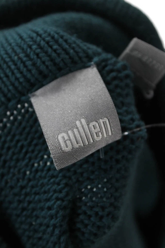 Cullen, женщин зеленый насмешливый шеи длинным рукавом пальто кнопка 97% хлопок размер S - Изображение 4 из 4