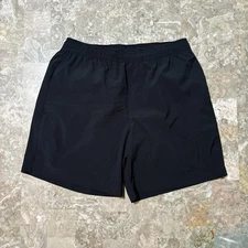 Chubbies Shorts Mens Medium Black Smoothies 7” Inseam Stretch Beach Cookout