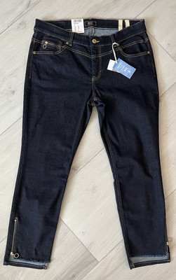 NWT MAC Rich Slim Jeans Straight Fit Slim Leg Stretch Women s Size 44 US 14 $275