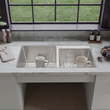 Double-Bowl Kitchen Sink Stainless Steel Sink Multifunctional Kitchen Sink
