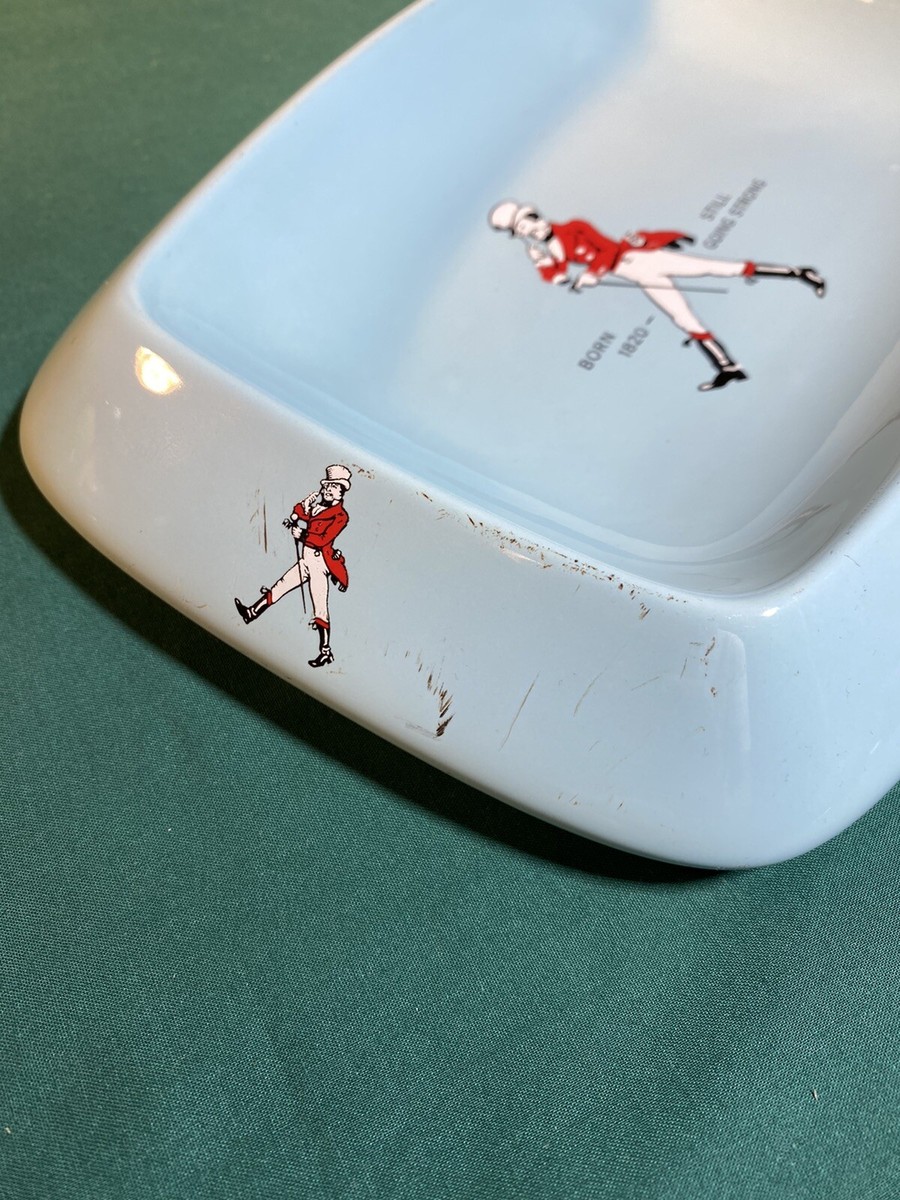 Vintage Johnnie Walker Scotch Whisky Tip Tray Dish Ceramic Wade