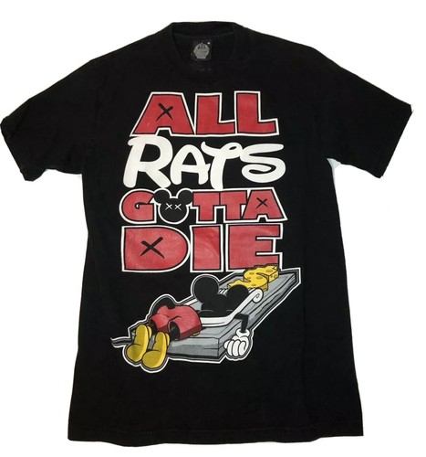 All Rats Gotta Die Mens Black T Shirt M 