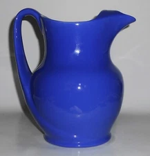 Metlox Pottery Series 200 Cobalt 2 Quart Ice Lip Pitcher