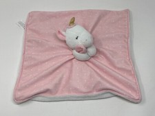 Carters Unicorn Lovey Security Blanket Pink White Polka Dots by Just One You