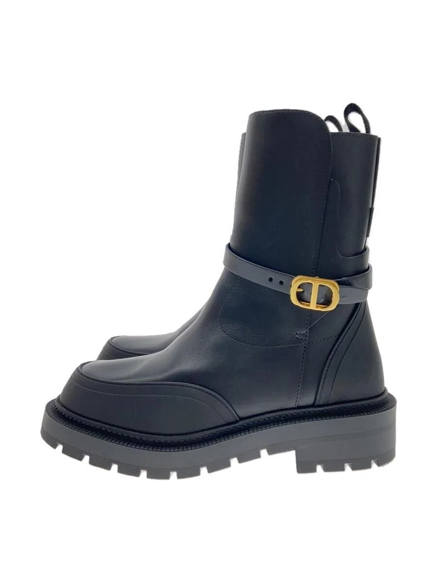 Christian Dior Autres Bottes 36,5 Cuir Noir KDI866CRU EMPREINTE BOOT Occasion