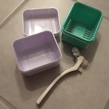 curadent prothesenbox plus Prothesenreinigungsbürste