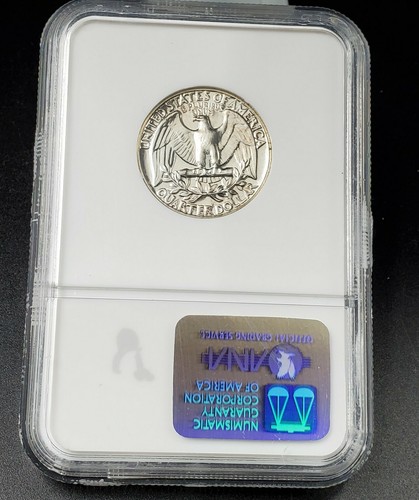 1960 25c Washington Silver Quarter Coin NGC PF66 FS-022.5 FS-801 DDR Double Die - Picture 2 of 2