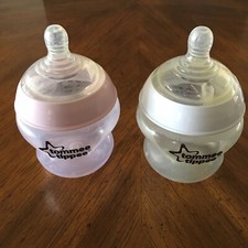 Tommee Tippee Closer To Nature Plastic 5 Oz Baby Bottle Set Bundled Lot BPA Free