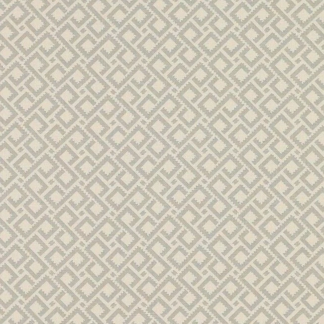 COLEFAX & FOWLER CURTAIN FABRIC 'MAZELY - SILVER' 4.5 METRES (450cm) 100%LINEN - Image 2 of 4