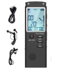 REGISTRATORE VOCALE DIGITALE PORTATILE E PROFESSIONALE LETTORE MP3 WAV USB AUDIO