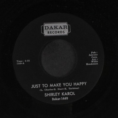 Shirley Karol Just To Make You Happy You Don T Want Me Anymore 45 Rare Soul Ebay ebay