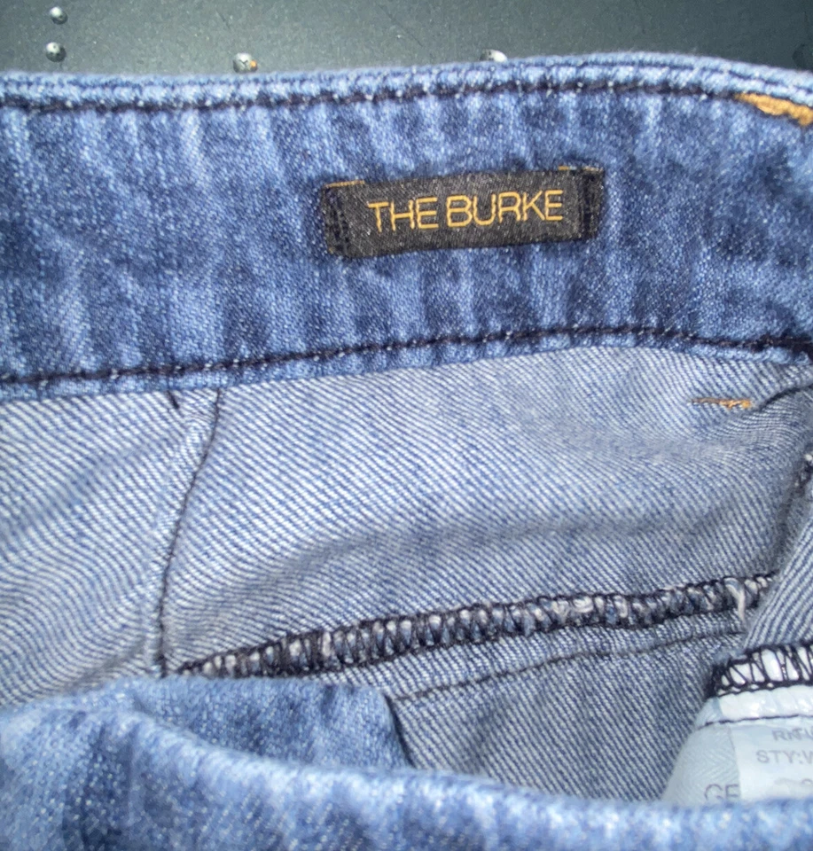 "Pantalones de mezclilla ligeros de pierna ancha Genetic The Burke talla 25/34"" entrepierna" Foto 4 de 4