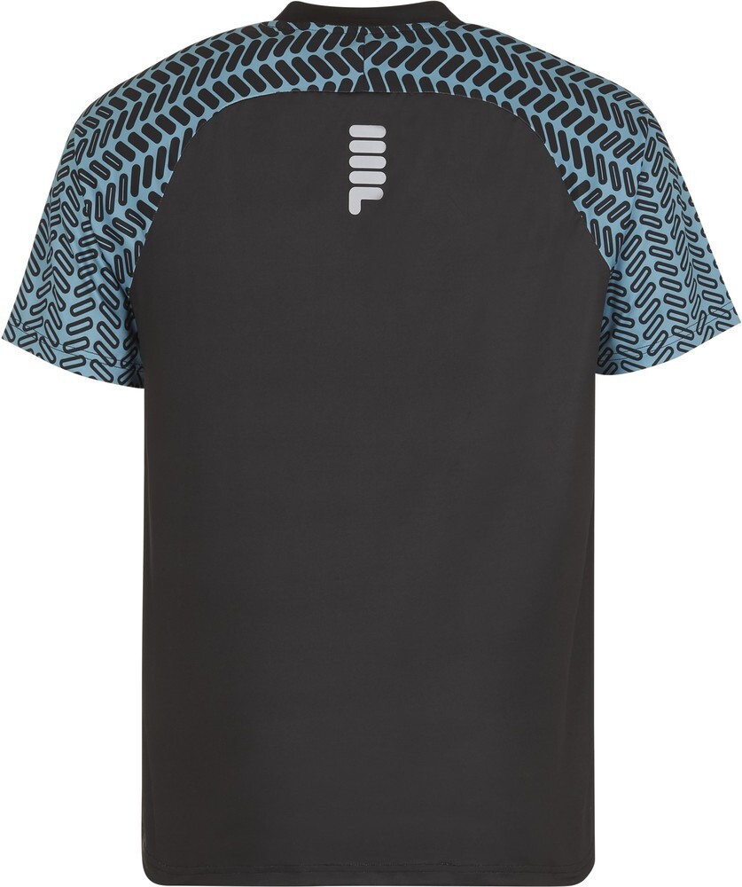 Maglietta a maniche corte Fila Radville Raglan T shirt blu adriatico dissolvenza DOP