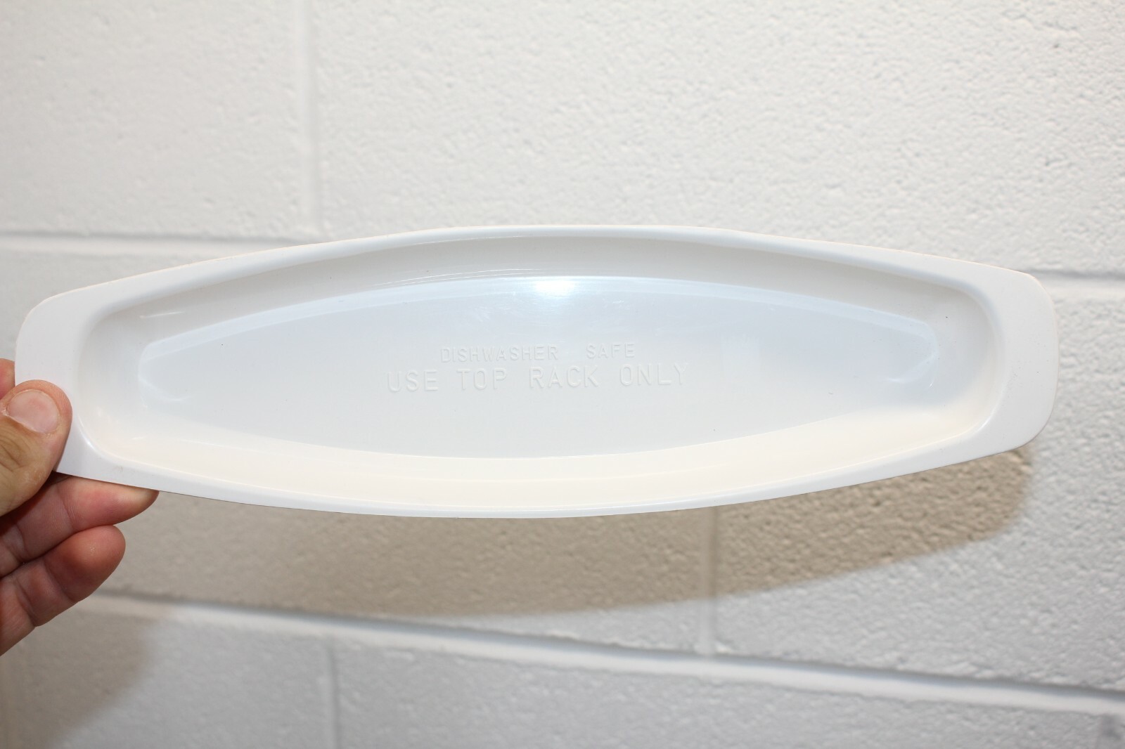 Foreman Grill Drip Tray Fat Catch Grease Tray, White 12.5" x 3.5" CLEAN! eBay