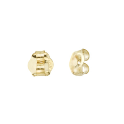 14k Yellow Gold Replacement Earring Backs (1 Pair)