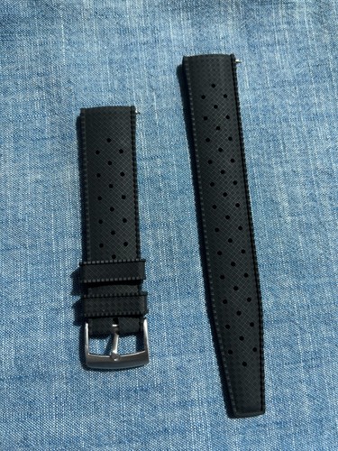 Vulcanized Rubber Tropical Watch Strap - Picture 12 of 31