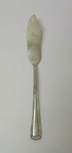 Sylvan Bros. SC Sterling Silver 7.25" Master Butter Spreader, Monogram