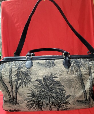 Bueno Weekender Carry On Overnight Bag Large Tropical Palm