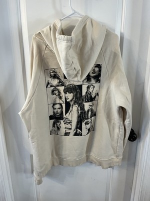 Taylor Swift Eras Tour Cream Hoodie XL Official Merch