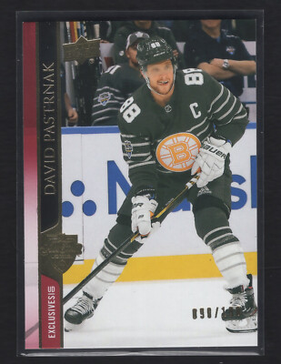 2020-21 Upper Deck Extended Series Exclusives /100 David Pastrnak Boston Bruins