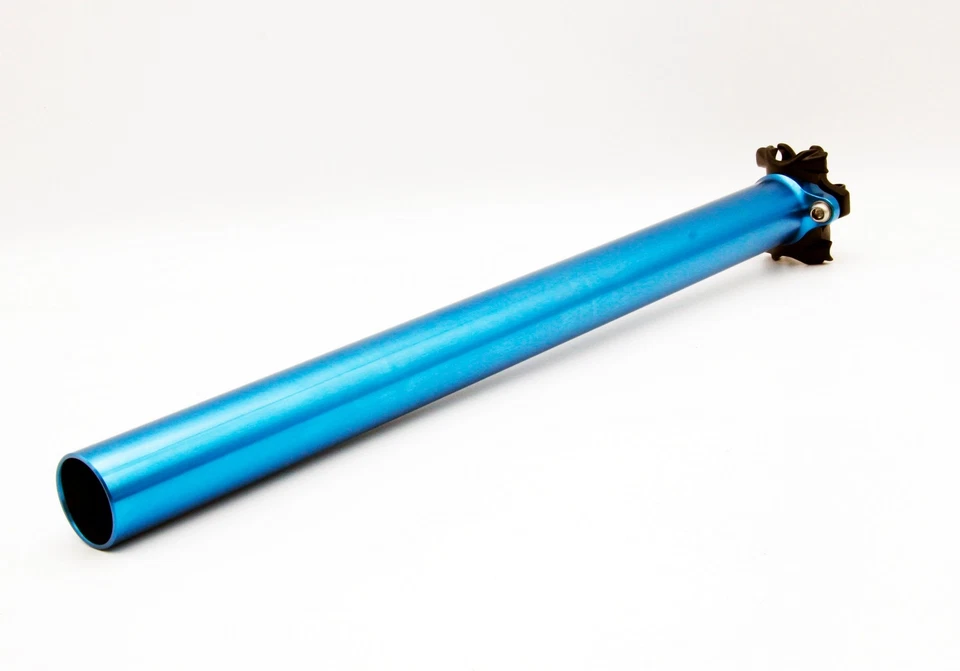 Tija de sillín de bicicleta SwishTi Horizon Road MTB eBike 31,6 mm x 400 mm poste de bicicleta azul Foto 2 de 4