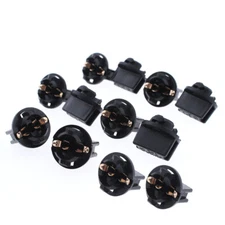 12x 194 Instrument Panel Cluster Light Bulb Lamp Dashboard Socket Plug For Mazda