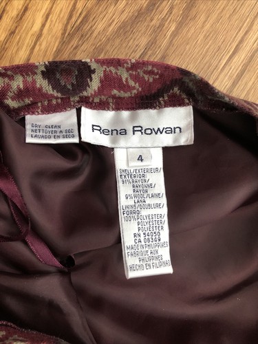 Rena Rowan Size 4 Skirt **Similar to Wrap Around Style** - Picture 6 of 7