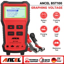 Batterietester Kfz Deutsch 12V Autobatterie Tester Digital Profi Batterieprüfer