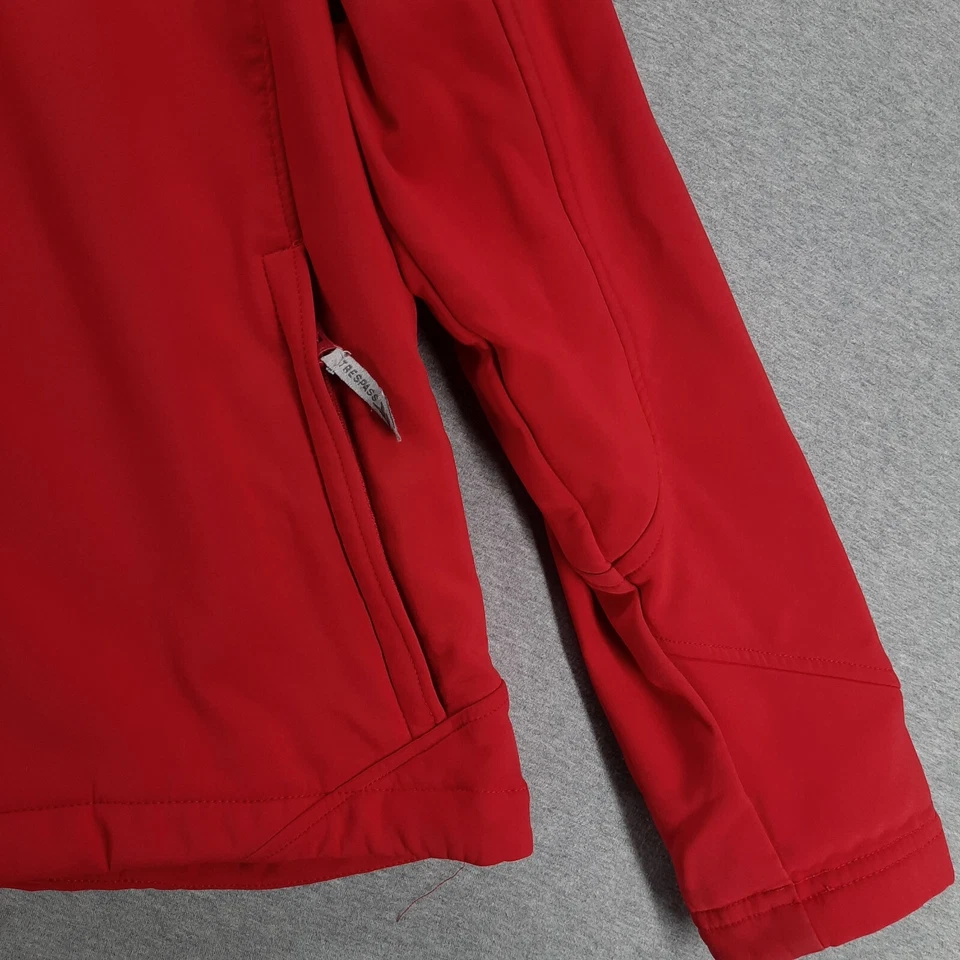 Trespass Wendy Jacket Womens XL Red Full Zip Fleece Lined TP50 Wind Resistant - Image 4 of 4