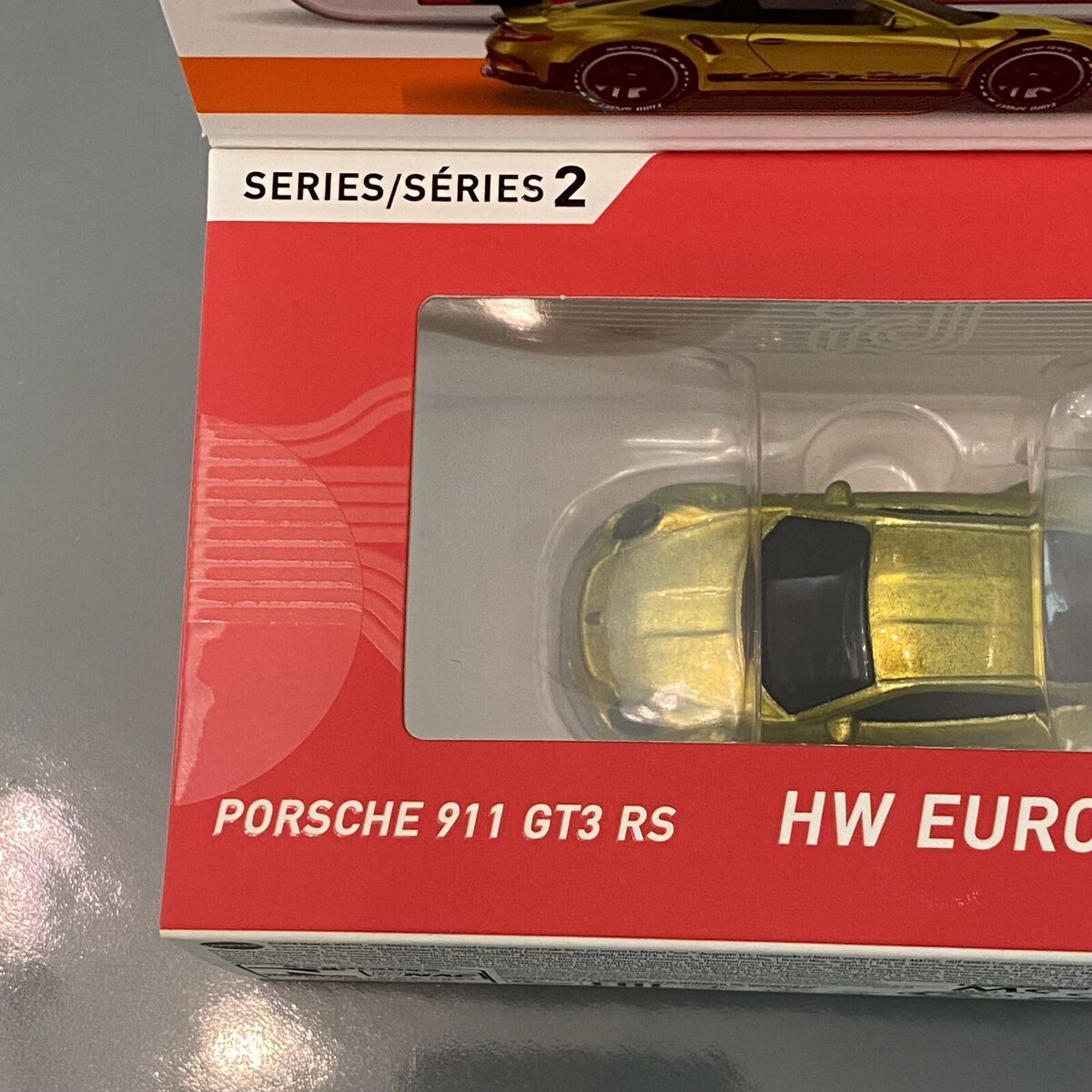 Hot Wheels ID Series 2 Porsche 911 GT3 RS Yellow Sealed HTF Hot Wheels ID Series 2 Porsche 911 GT3 RS Yellow Sealed HTF