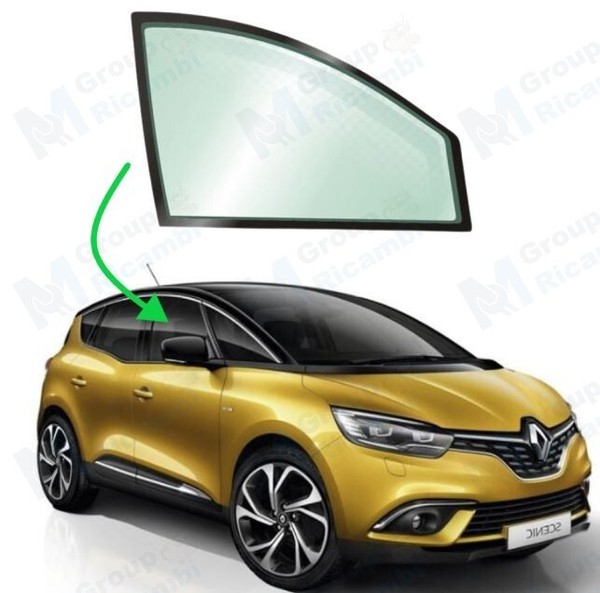 Renault Scenic Ab 2016 Fensterscheibe Absenkbar Vorne Seitlich Rechts-image