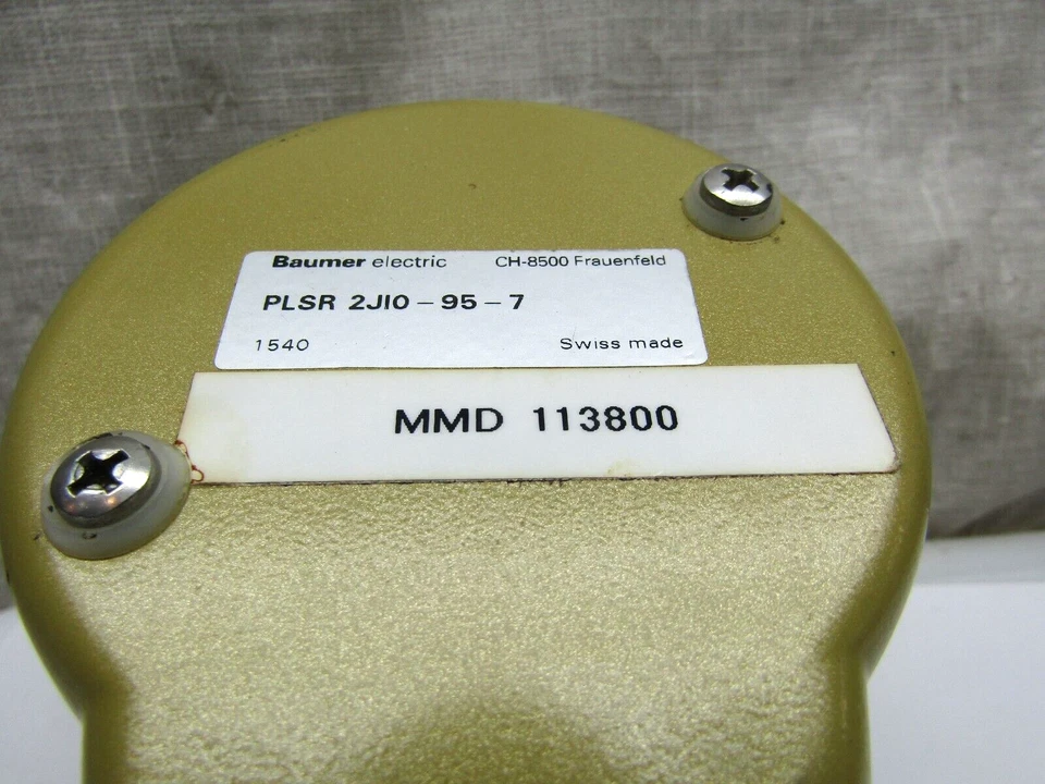 ABB Baumer Electric Pulse Rotary Encoder Resolver PLSR-2JIO-95-7 - Image 2 of 4