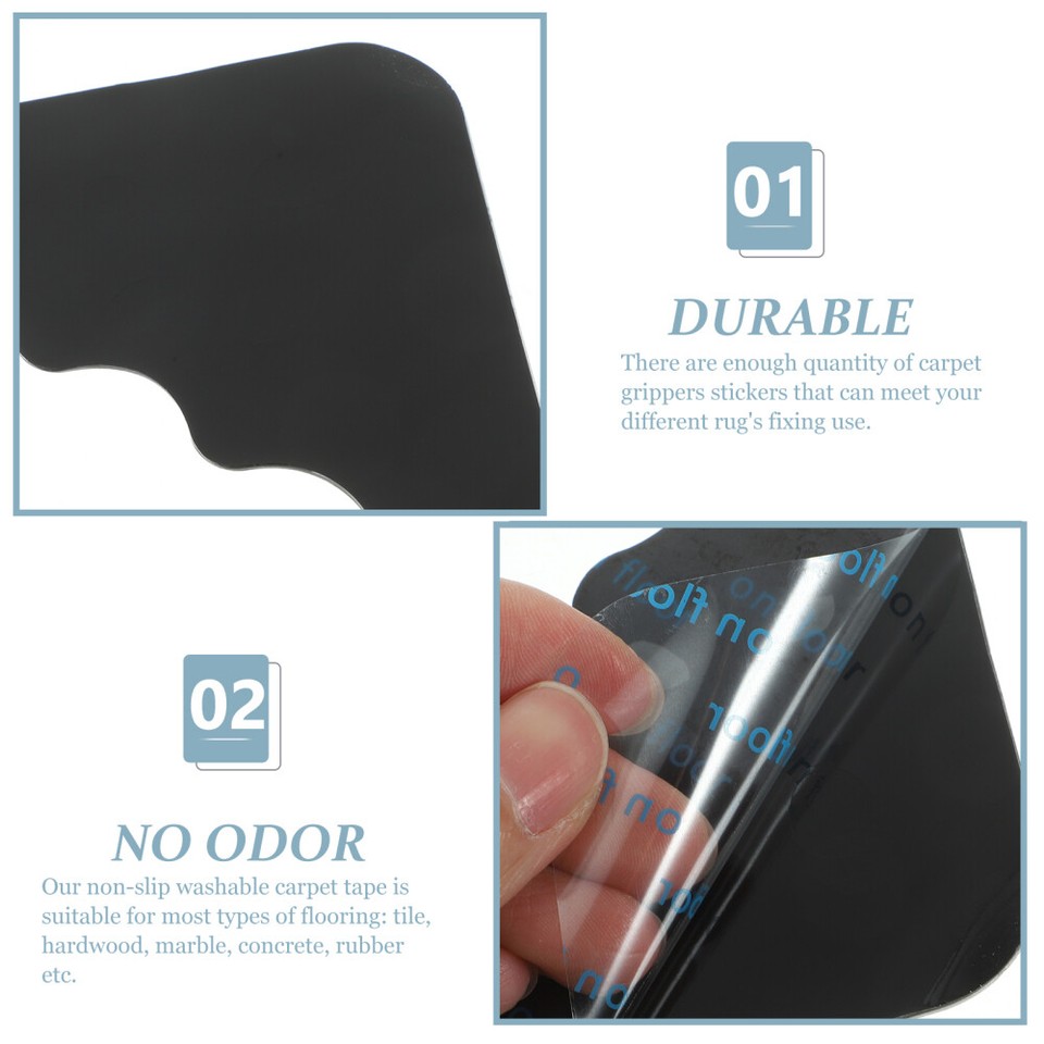 10pcs Carpet Gripper Rug Pad Gripper NonSlip Rug Pads Rug Tape
