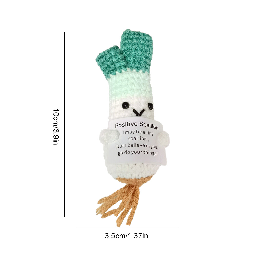 Süße Häkelpinguin-Puppe Mit Ermutigungskarte – Emotionale Unterstützung, Perfekt Als Geschenk Für Jeden Anlass