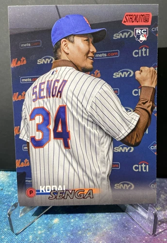 #185 Kodai Senga New York Mets RC   2023 Topps Stadium Club Red Foil