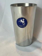 Baltimore Colts Tumbler Maryland Football Stieff Pewter P11-6 Bucking Colt Logo