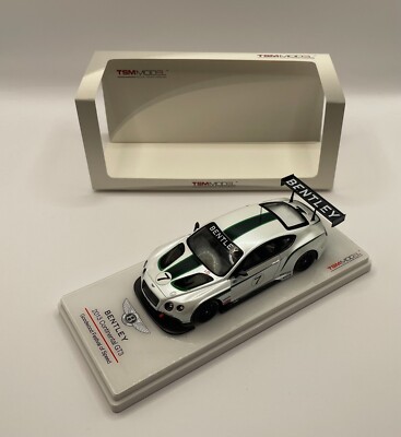 TSM model TSM144314 Bentley 2013 Continental GT3 Goodwood White 1