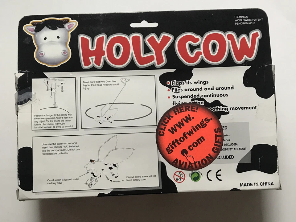 Magical Key Intel Holy Cow Over Head Suspended Flying Toy - Image 2 of 4