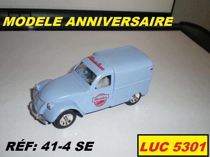 Citroën 2CV de collection 1/43 Minialuxe objet de nostalgie pour passionné d'automobile