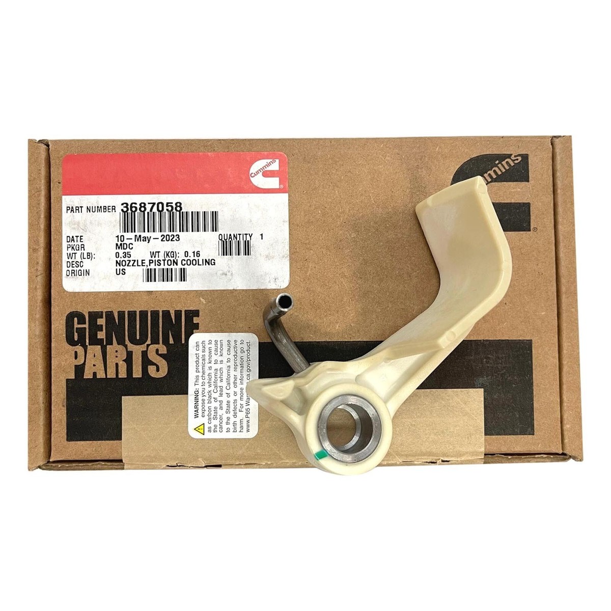 OEM Cummins PISTON NOZZLE ISX 3687058CUM 3687058 3412860 | eBay