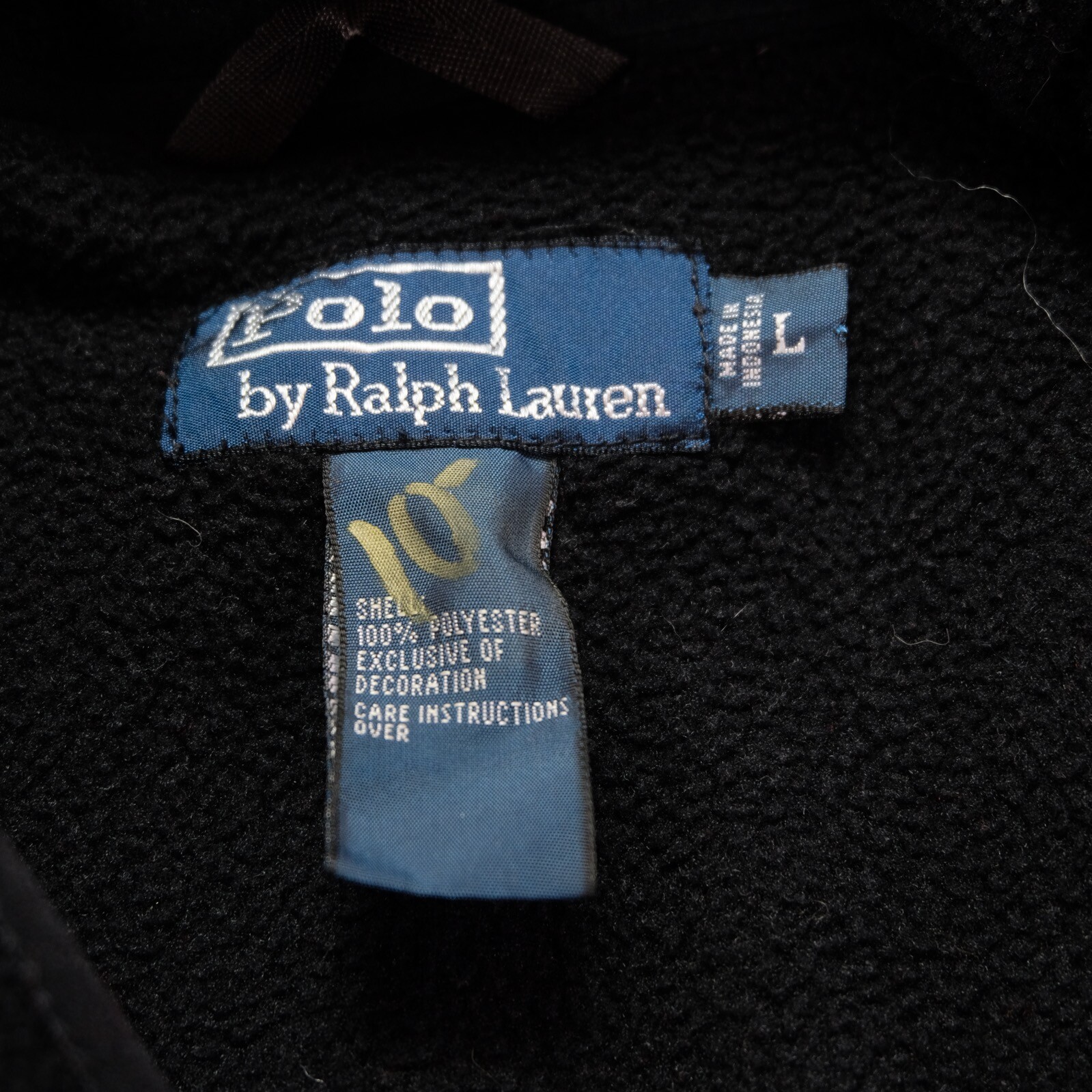 Rara Giacca Vintage POLO RALPH LAUREN Small Pony PolarTec Denali Pile Anni 90 TAGLIA L