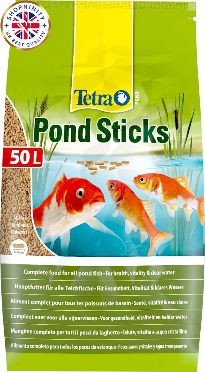 TetraPond Pond Sticks, Healthy Nutrition for Goldfish and Koi