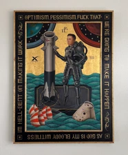 Elon Musk Renaissance Oil Painting – Dictum Factum – Original, Signed 1/1