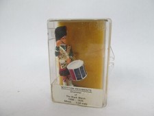Hand Painted Toy Soldiers Lead Metal Scottish Regiment Drummer Black Watch 1-32