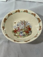 Royal Doulton Bunnykins Coupe Cereal Bowl Bone China Made in England