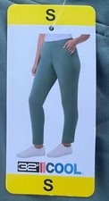 32 Degrees Cool Women's Pull-On Pants, Balsam Green, Small NEW Business Casual
