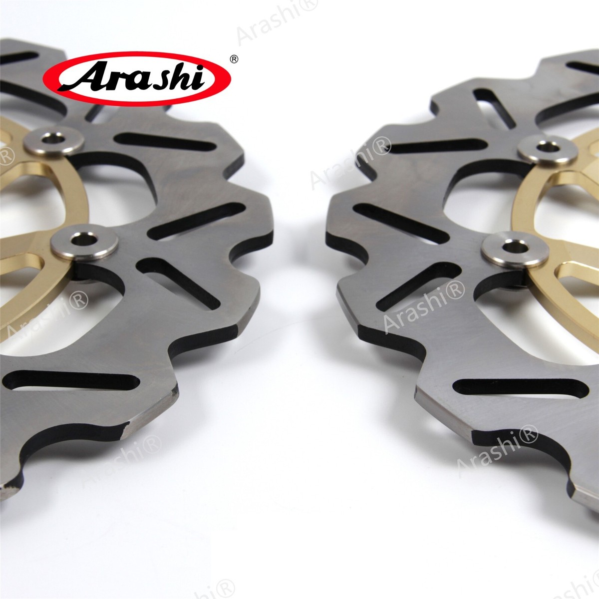 Exotic Motorsports Gold Wave Rotors – Front Brake Discs For Honda CBR600RR 2003-2021-1266220