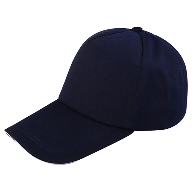 Navy Blue Sublimation Blank Solid Color Adjustable Baseball Cap DIY Trucker Hat