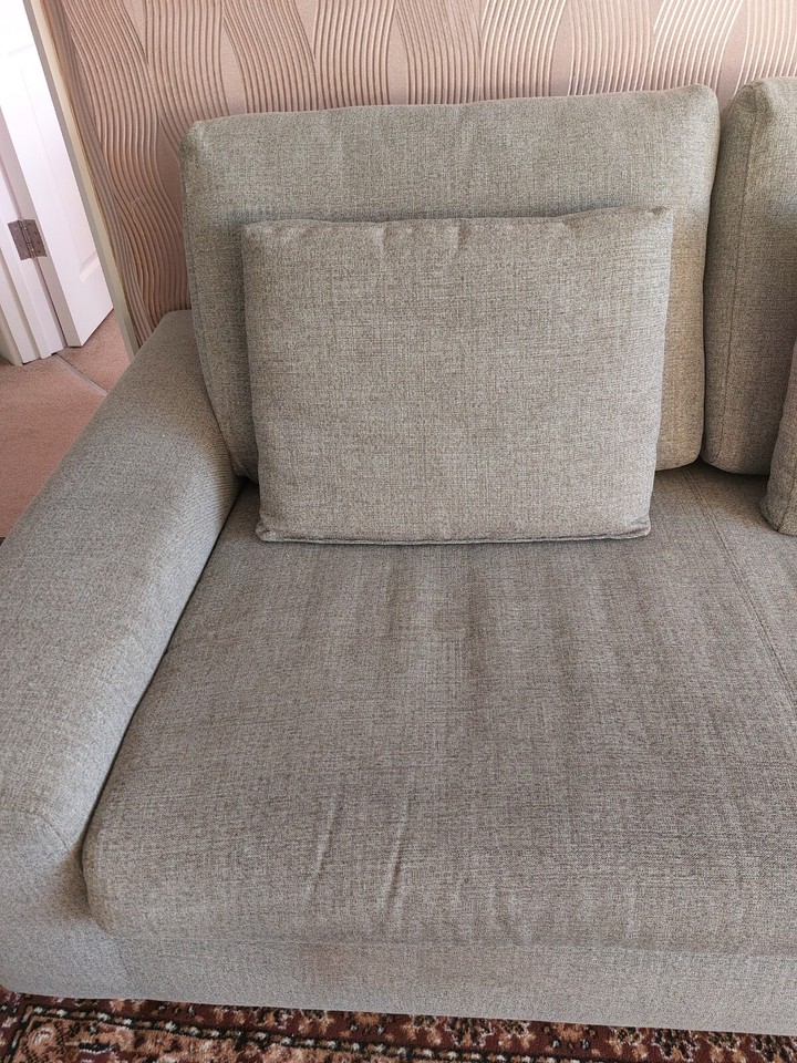 john lewis grey 3 seater sofa eBay