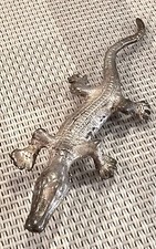 STUNNING vintage STERLING SILVER - 925 Alligator PIN BROOCH 3 1/8